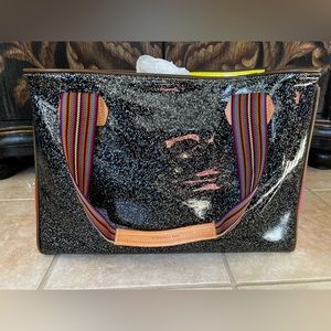 Consuela Bae Large Glitter Tote